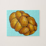 Happy Hanukkah Chanukah Challah Bread Loaf Legpuzzel<br><div class="desc">Puzzle toont een originele illustratie van een brood met challah. Ideaal voor Hanukkah! Deze illustratie van Chanoeka is ook beschikbaar op andere producten. Zie je niet wat je zoekt? Hulp nodig bij aanpassingen? Neem contact op met Rebecca om iets voor je te ontwerpen.</div>