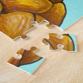 Happy Hanukkah Chanukah Challah Bread Loaf Legpuzzel (Zijkant)