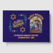 HAPPY HANUKKAH Chanukah Gastenboek (Voorkant)