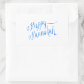 Happy Hanukkah Chanukah HANNUKKAH HANUKA Rechthoekige Sticker (Tas)