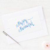 Happy Hanukkah Chanukah HANNUKKAH HANUKA Rechthoekige Sticker (Envelop)