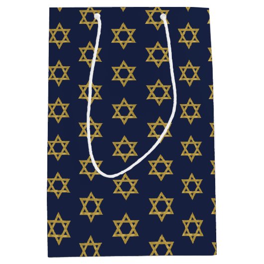 Happy Hanukkah Chanukah Holiday Gift Bag Medium Cadeauzakje (Voorkant)