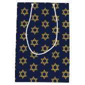 Happy Hanukkah Chanukah Holiday Gift Bag Medium Cadeauzakje (Achterkant)