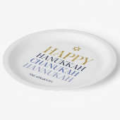 Happy Hanukkah Chanukah Holiday Paper Bord (Gekanteld)