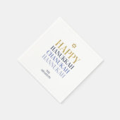 Happy Hanukkah Chanukah Holiday Paper Napkins Servetten (Hoek)