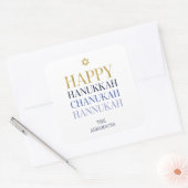 Happy Hanukkah Chanukah Holiday Sticker (Envelop)
