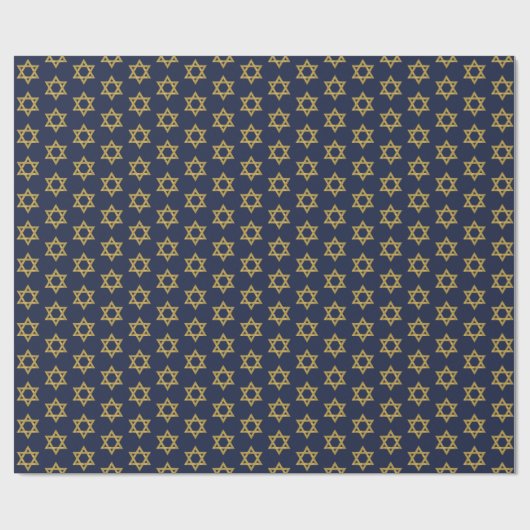 Happy Hanukkah Chanukah Holiday Wrapping Paper Cadeaupapier (Vlak)