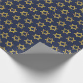 Happy Hanukkah Chanukah Holiday Wrapping Paper Cadeaupapier (Hoek)