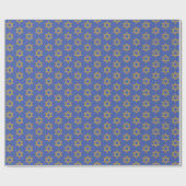 Happy Hanukkah Chanukah Holiday Wrapping Paper Cadeaupapier (Vlak)