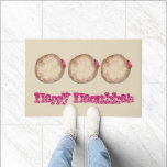 Happy Hanukkah Chanukah Jelly Donut Doughnut Food Deurmat<br><div class="desc">Welkom mat heeft een originele marker illustratie van een gelei donut, met HAPPY HANUKKAH in een leuk lettertype. Perfect voor Chanoeka vakantie decoreren! Dit ontwerp is ook beschikbaar op andere producten. Zie je niet wat je zoekt? Hulp nodig bij maatwerk? Neem contact op met Rebecca om iets speciaal voor jou...</div>