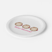 Happy Hanukkah Chanukah Jelly Donut Doughnut Papieren Bordje (Gekanteld)