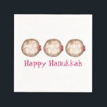 Happy Hanukkah Chanukah Jelly Donut Sufganiyah Servet<br><div class="desc">Dit is een originele illustratie van een geleidedoughnut met poedersuiker. Ideaal voor Hanukkah! Deze illustratie van Chanoeka is ook beschikbaar op andere producten. Zie je niet wat je zoekt? Hulp nodig bij aanpassingen? Neem contact op met Rebecca om iets voor je te ontwerpen.</div>