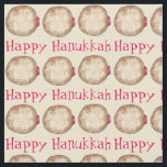 Happy Hanukkah Chanukah Jelly Donut Sufganiyah Stof<br><div class="desc">Voorziet een originele markerings illustratie van een heerlijke gelei die met poedersuiker wordt gedicht. Ideaal voor Hanukkah! Dit ontwerp is ook beschikbaar op andere producten. Zie je niet wat je zoekt? Hulp nodig bij aanpassingen? Neem contact op met Rebecca voor een stof die speciaal voor jou is ontworpen.</div>