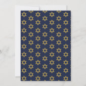 Happy Hanukkah Chanukah Party Invitation Kaart (Achterkant)
