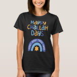 Happy Hanukkah Chanukah Rainbow Menorah Jewish Hol T-shirt<br><div class="desc">Happy Chanoeka Chanoeka Rainbow Menorah Joodse feestdag 1</div>