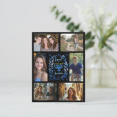 HAPPY HANUKKAH CUSTOM 6 FOTO VAKANTIE BRIEFKAART (Staand voorkant)