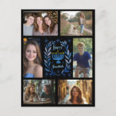 HAPPY HANUKKAH CUSTOM 6 FOTO VAKANTIE BRIEFKAART (Voorkant)