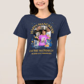 HAPPY HANUKKAH Custom Photo MATRIARCH Tri-Blend Shirt (Voorkant)