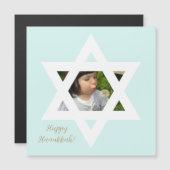 Happy Hanukkah Cute Child Foto (Voorkant / Achterkant)