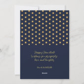 Happy Hanukkah Cute Photo Feestdagenkaart (Achterkant)