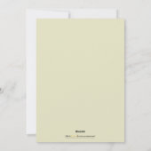 Happy Hanukkah Damask Holiday Card (bruin/blauw) Feestdagenkaart (Achterkant)