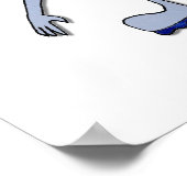 Happy Hanukkah Dancing Dreidels Jelly Doughnut Poster (Hoek)