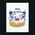 Happy Hanukkah danst Dreidels Feestdagenkaart<br><div class="desc">Je bekijkt het Lee Hiller Design Collectie. Apparel,  Gifts & Collectibles Lee Hiller Photography of Digital Art Collectie. Je kunt haar Natuur fotografie op http://HikeOurPlanet.com/ uitzichten en haar wandelende blog in Hot Springs National Park volgen.</div>