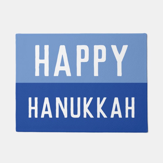 Happy Hanukkah Deurmat (Voorkant)