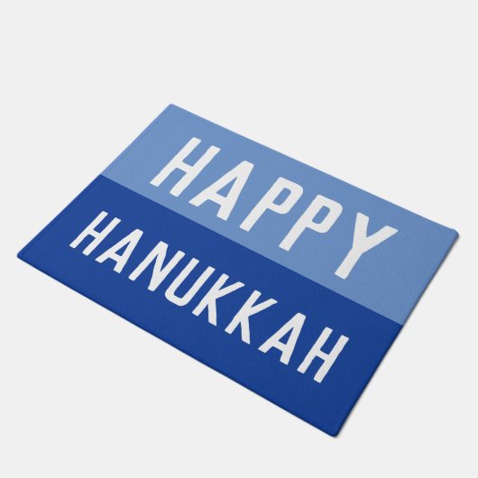 Happy Hanukkah Deurmat (Schuin)