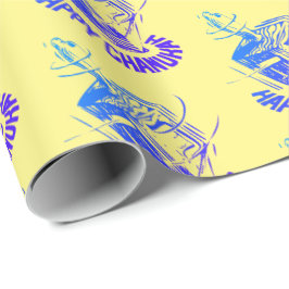 Happy Hanukkah dreidel Cadeaupapier