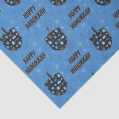 Happy Hanukkah Dreidel Cutout Tissuepapier (Detail)
