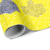 "Happy Hanukkah Dreidel Pinwheels" — Verpakkingspa Cadeaupapier (Rol Hoek)
