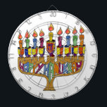 Happy Hanukkah Dreidels Menorah Dartbord<br><div class="desc">Je bekijkt het Lee Hiller Design Collectie. Apparel,  Gifts & Collectibles Lee Hiller Photography of Digital Art Collectie. Je kunt haar Natuur fotografie uitzichten op http://HikeOurPlanet.com/ en haar wandelende blog volgen in Hot Springs National Park.</div>