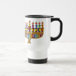 Happy Hanukkah Dreidels Menorah Reisbeker<br><div class="desc">Je bekijkt het Lee Hiller Design Collectie. Apparel,  Gifts & Collectibles Lee Hiller Photography of Digital Art Collectie. Je kunt haar Natuur fotografie uitzichten op http://HikeOurPlanet.com/ en haar wandelende blog volgen in Hot Springs National Park.</div>