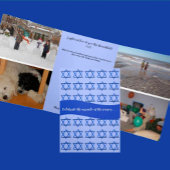 Happy Hanukkah Editable Celebrate Mirakel of Light Drieluik Aankondiging