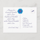 🕎 Happy Hanukkah, eigen afbeelding, aanpasbaar Briefkaart (Achterkant)