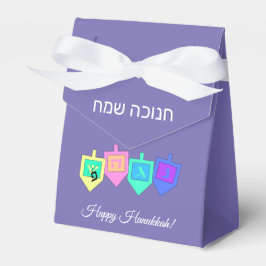 Happy Hanukkah English Hebrew Bedankdoosjes