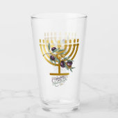 Happy Hanukkah Entertainment Glas (Voorkant)