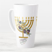 Happy Hanukkah Entertainment Latte Mok (Linkerhoek)