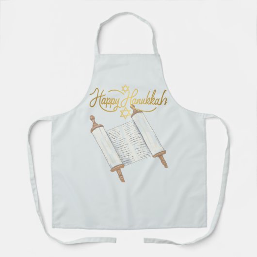 Happy Hanukkah Entertainment Schort (Voorkant)