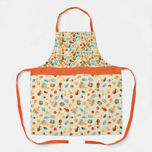 Happy Hanukkah Entertainment Schort (Voorkant)