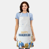 Happy Hanukkah Entertainment Schort (Gedragen)