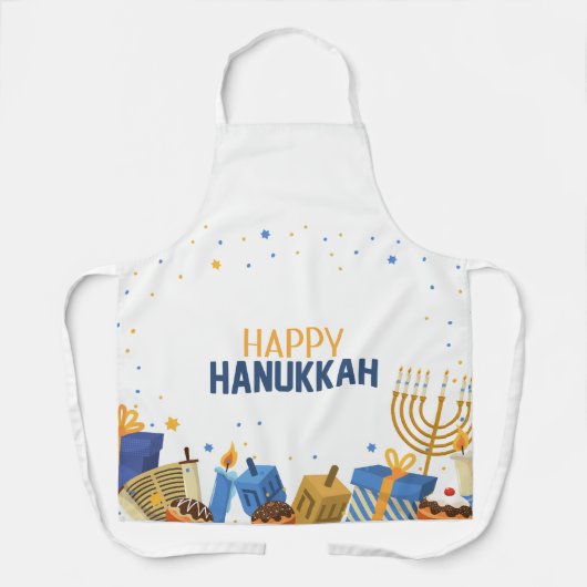 Happy Hanukkah Entertainment Schort (Voorkant)