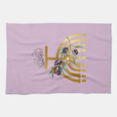 Happy Hanukkah Entertainment Theedoek (Horizontaal)