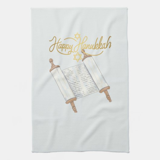 Happy Hanukkah Entertainment Theedoek (Verticaal)