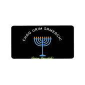 Happy Hanukkah! Etiket (Voorkant)
