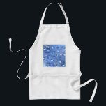 Happy Hanukkah Falling Star en Dreidels Standaard Schort<br><div class="desc">Je bekijkt het Lee Hiller Design Collectie. Apparel,  Gifts & Collectibles Lee Hiller Photography of Digital Art Collectie. Je kunt haar Natuur fotografie uitzichten op http://HikeOurPlanet.com/ en haar wandelende blog volgen in Hot Springs National Park.</div>