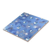 Happy Hanukkah Falling Star en Dreidels Tegeltje (Zijkant)