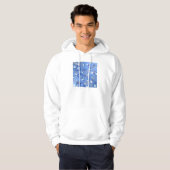 Happy Hanukkah Falling Stars and Dreidels Hoodie (Voorkant volledig)
