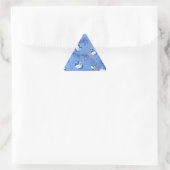 Happy Hanukkah Falling Stars and Dreidels Sticker (Tas)
